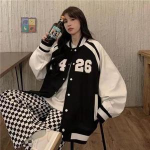 자켓점퍼 이지캐주얼 야구점퍼 데님자켓 배색 (3jMEc)