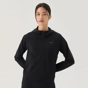 [휠라]져지 PQF FS2FTG2254F-BLK 경량스트레치 후드 트레이닝 자켓