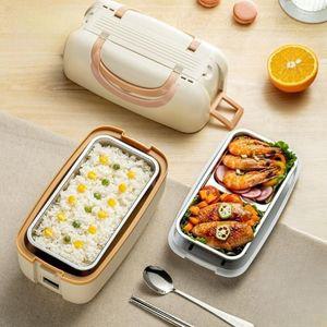 일본 전기보온도시락 충전식 온열 스테인리스 도시락통 무선 휴대용 보온