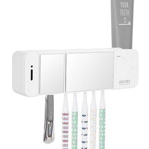 유토렉스 가정용 헤드형 거울도어 칫솔건조살균기 화이트 UTC-5350W