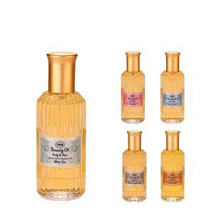 사본 뷰티 오일 100mL 화이트 티 그린 로즈 섬세한 재스민 파츄리 라벤더 바닐라 생강 오렌지 SABON 스토어