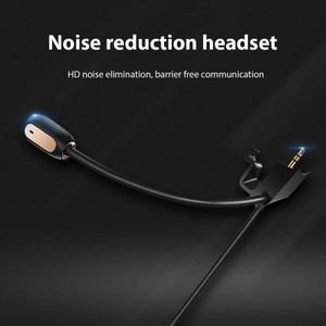 게임용 헤드셋 마이크 3.5mm 플러그 분리형 붐 Bose QC35/QC45용 소음 차단