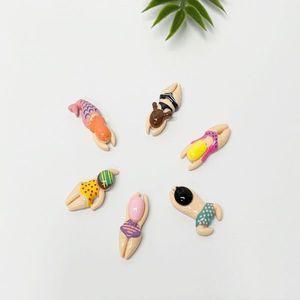 수영하는 사람 6종 파츠