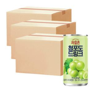 썬키스트 과일촌 청포도 드링크 175ml 캔 30 x 3박스