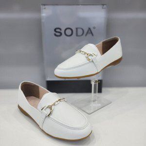 [소다][소다]여성 발편한 몰드창 로퍼 FLS305 화이트