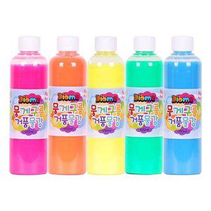 미술놀이 뭉게구름 거품물감 리필 250ml x 5색 세트 (WFFSQ70)