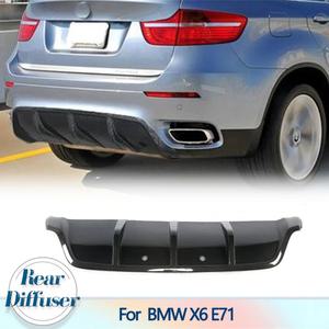 카본 자동차 리어 범퍼 디퓨저 립 BMW X6 E71 xDrive 35i 50i 08-14