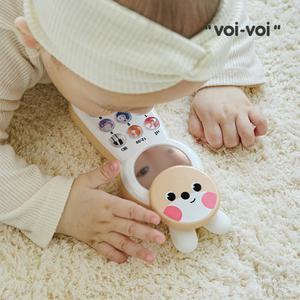 [보이보이] 거울 토끼폰 아기 핸드폰 장난감 멜로디 휴대폰