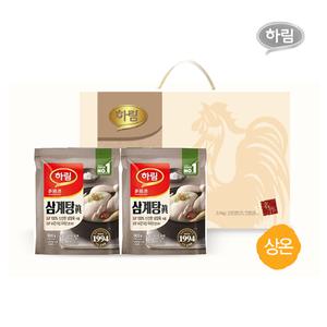 하림-실온 삼계탕 선물세트(진 삼계탕900gx2봉/실온)/간편식/보양식/인사