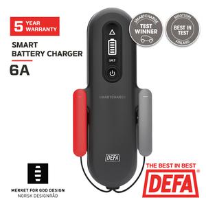DEFA 리튬 겸용 6A 12V 모든 차량 전자동 배터리 충전기 오토바이도 OK / 데파 6A Li Smart Battery Charger