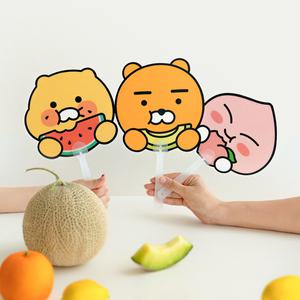 카카오프렌즈 PP 부채 손부채 - 라이언 어피치 춘식이