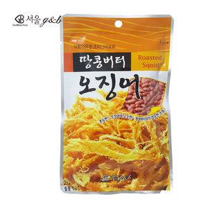 서울지앤비 땅콩버터 오징어 봉지S 18g
