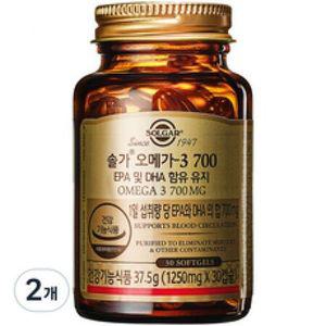 솔가 오메가3 700 37.5g 30정 2개
