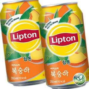 복숭아 립톤 아이스티 355mlx24캔 과즙음료 캔음료