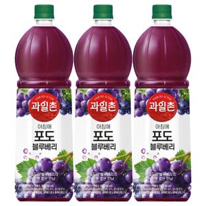 과일촌 아침에 포도블루베리 1.5L 6개
