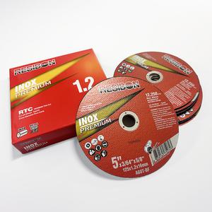 레지본 절단석 5인치 RTC-5 125mm x 16mm x 1.2T 그라인더날 10장