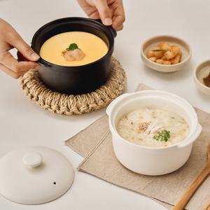 바겐슈타이거 미니 토프 세라믹 냄비 계란찜기 이유식 전자레인지용 오븐용 찜냄비