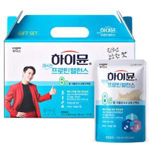 하이뮨 마시는 프로틴 밸런스 125ml 24팩 / 파우치타입 손잡이형 | 일동 후디스 | 건강음료 팬트리 헬스 멸