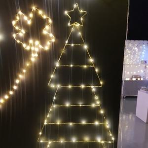 96구 장식전구 LED LED 트리 벽트리 설정 점멸