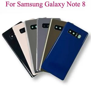 삼성 호환 Galaxy Note 8 N950 N950F 배터리 뒷면 커버 Note8 후면 도어 3D 유리 패널 하우징 케이스 접착