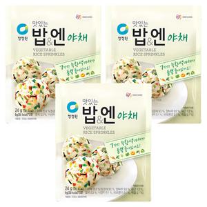 청정원 맛있는 밥엔 야채 후리가케 24g 3개