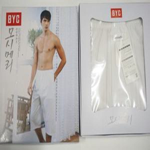 5 장 BYC 모시 곳반하 7부 유소변구 95 100 105 110 시원 까실 모시메리 파자마  백색 선물 효도 심부름