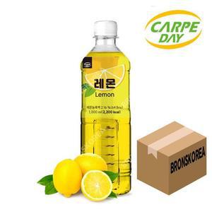 까르페 레몬차 1000ml 12개 액상 과일원액 음료 아이스티