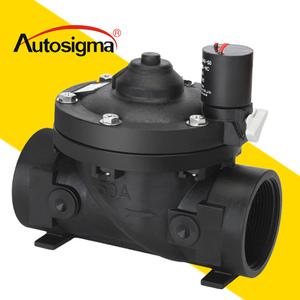 효신 농업 관수용 솔레노이드 밸브 HPI 2040  40A /AC24V AC 220V 전자제어 유량조절 스프링쿨러용 상시닫힘 오토시그마 24v 2way 솔밸브 전자변 전자 공업 플라스틱 나이롱 배관 액비용  1 1/2  40A