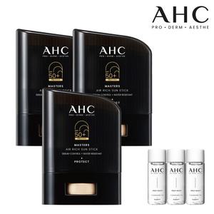 AHC 마스터즈 에어리치 선스틱 14gx3개+(GIFT)클렌징오일 20ml 3개