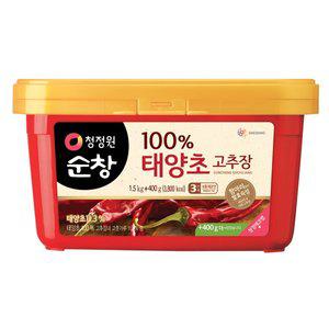 [청정원](의정부점) 순창 100% 태양초 고추장 1.5kg+400g/1개