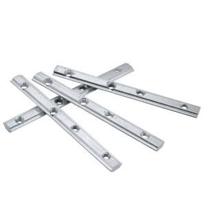 3030mm 알루미늄 프로파일 커넥터 길이 100mm 브래킷 패스너 M5 나사 EU 표준 3030 4040 45 4선