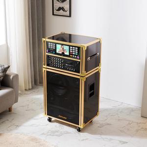 태진 메테우스 이동식 노래방 케이스 MS-2100G (골드) 가정용 노래방 기기 기계