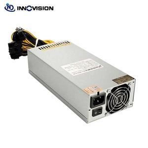 PC용파워 고성능 컴퓨터 전원 공급 장치 GPU 서버 PSU 10x6 핀 케이블 고효율 블록 체인 2500W