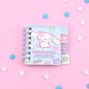 산리오 인덱스수첩 1p 시나모롤 미니 수첩 캐릭터 휴대용 초등학생 포켓 미니노트 메모장 입학 필기구 공부