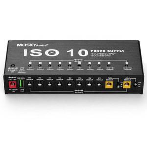 ISO 10 기타 이펙터 페달 스테이션 POWER C 5V 전원공급 MOSKY 9V
