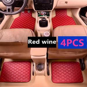자동차 가죽 방수 플로어 매트, 범용 BMW 시리즈 X5 F15 F31 E39 520i E60 F07 GT F10 520d E39 530d