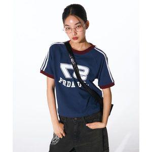 프렌다 PRENDA 셀럽픽 97 PDC LOGO COLORING RAGLAN TEE DEEP BLUE PRTFSURS09WB1 41494