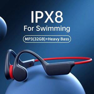 IPX8 방수 32G 메모리 폰 블루투스 10H 음성비서 가능 수영장 셋 골전도