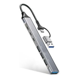 USB 3.0 C타입 7포트 허브 C포트 3개 노트북 아이패드 갤럭시탭