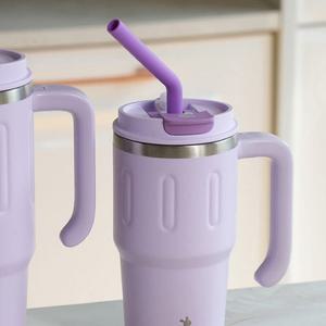 실리콘 빨대 6개 세척솔 세트 실리콘빨대30CM