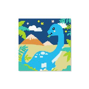 DIY 보석십자수 공룡 브라키오사우르스 20x20cm