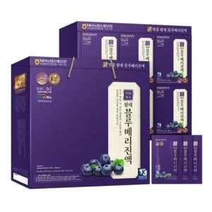 더존건강 - 황제 블루베리 진액 60ml x 30포 블루베리즙 농축 음료 과일