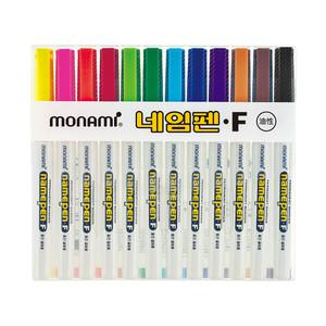 모나미 네임펜F 12색