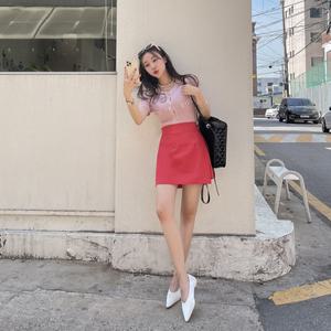 [다바걸]미드린넨치마바지