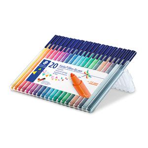 스테들러 트리플러스 컬러 삼각 사인펜 20색 세트 323 SB20 수성 싸인펜 1.0mm