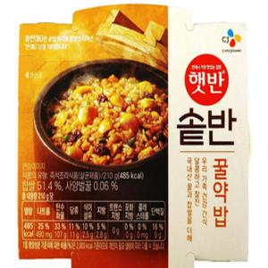 CJ제일제당 햇반 솥반 꿀약밥 210g x 6