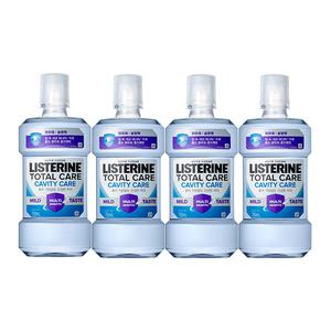 리스테린 토탈케어 캐비티케어 마일드액 750ml, 4개