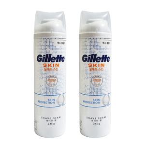 질레트 스킨 쉐이브 폼 245g X2개