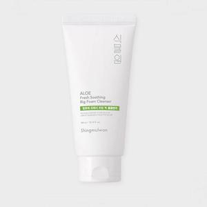 식물원 알로에 프레시 수딩 빅 폼클렌저300ml 폼클렌징 수분클렌저 메이크업리무버 립앤아이리무버 수딩클렌징 피부보습 수분 대용량 워터 오일 밤 폼