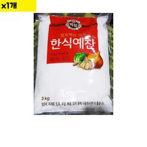 [JHOM5214_52ET]식재료 도매 유통 한식예찬 백설 3Kg 1개